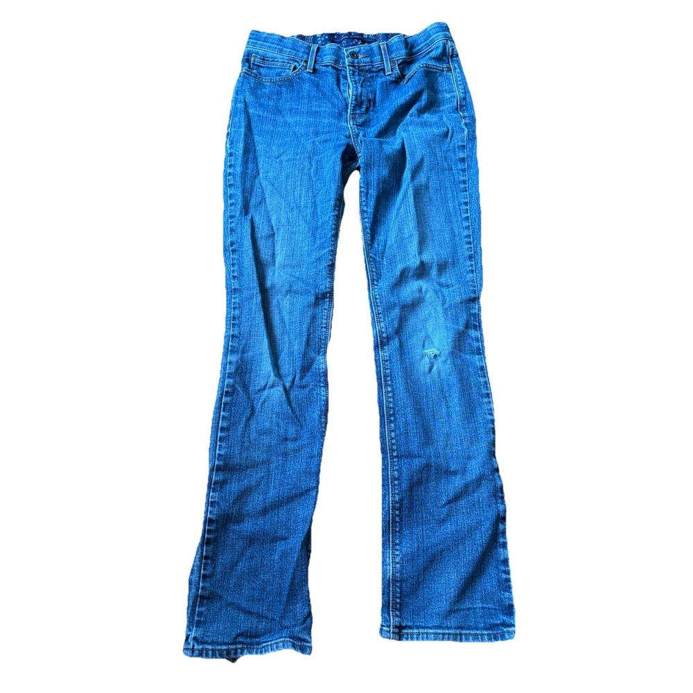 Levi's 525‎ Perfect Waist Straight Leg Jeans Women's Size 8 Medium Wash Red Tag